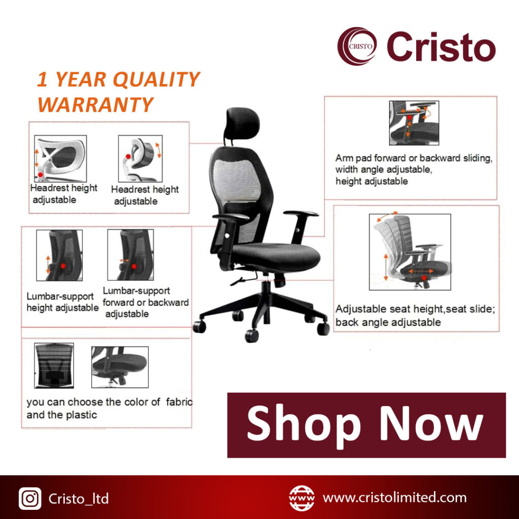 EQPM302 Ergonomic mesh chair Product advert