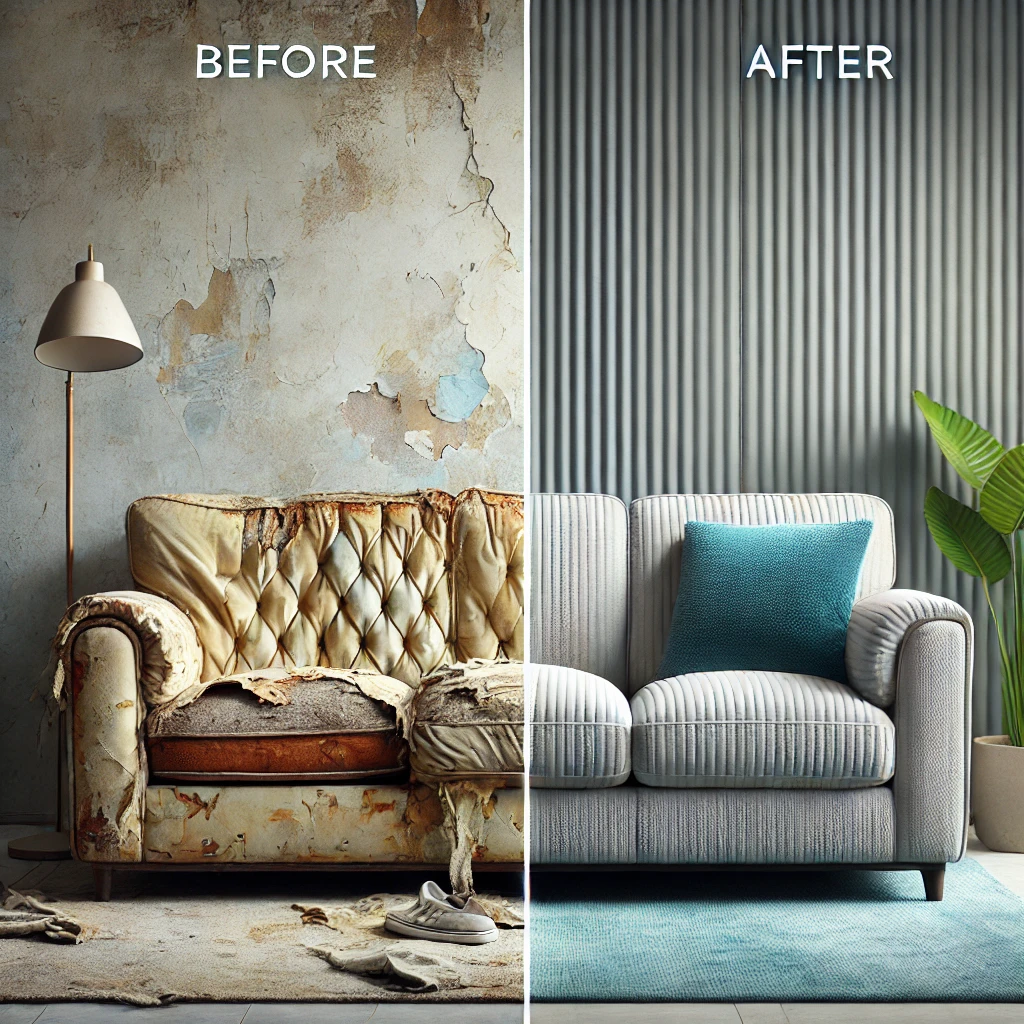 Furniture refurbishment - Before and After Transformation Image